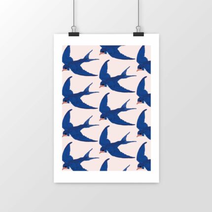 Les Naïves Affiche "Swallows" Portrait